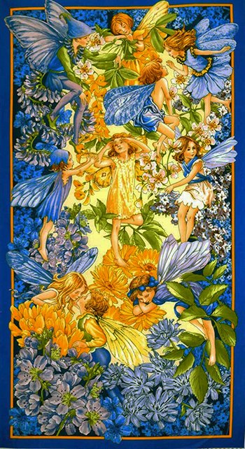 Fairy Panel From dawn till dusk CD6437-NITE-D Panel (24" x 44")