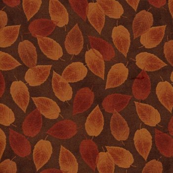 Fall Birchwood Leaves C6383 Brown