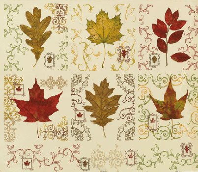 Fall Birchwood Panel C6380 Beige 6 Blocks