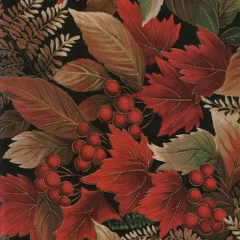 Fall’s Palette Metalic  Berries and leaves 11051