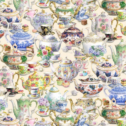 Fancy Tea Teapots 34000 Cream