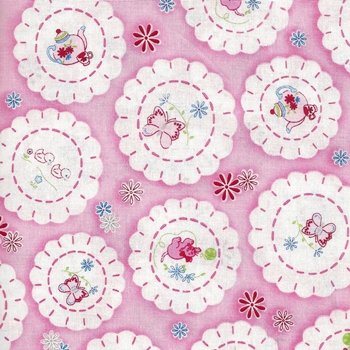 Fancywork box Teapots 25639 Pink