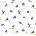 Feline Friends Say Cheese Mice dc8641 Blue cat