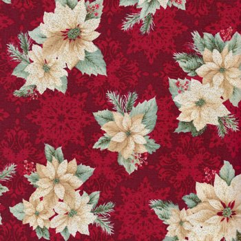 Festive Holiday Small Poinsettia 03041 10 Red