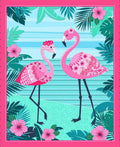 Flamingo Beach Panel 5028P