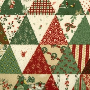 Flannel Country Christmas Patchwork  R05 1665 0214