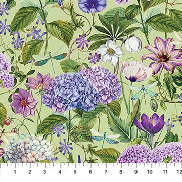 Fleurs Hydrangeas  DP23939 74 Sage