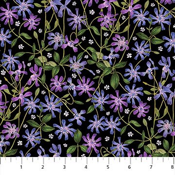 Fleurs Spring Florals DP23942 99 Black