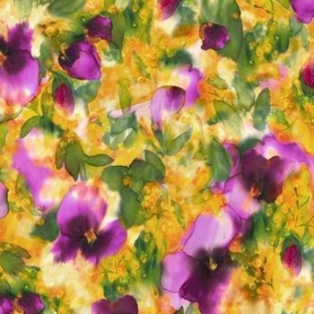 Floral Fantasy watercolor florals 24208 X