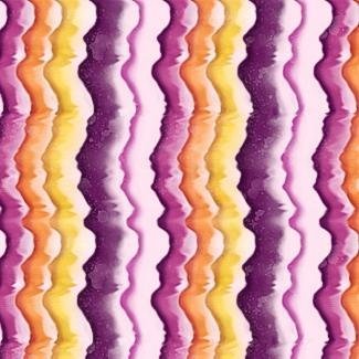 Floral Fantasy Wavy Stripe 24210-V
