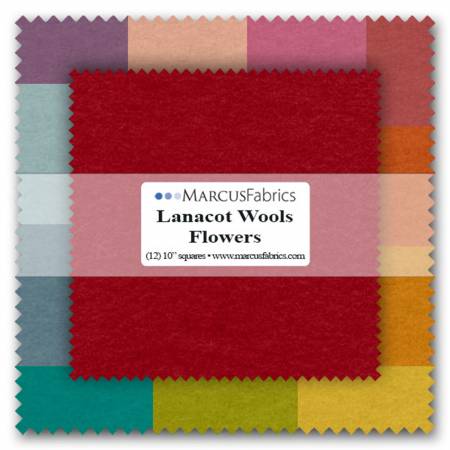 Flowers Lanacot Wools Flowers Galore SS100 10in Squares 42pcs/bundle