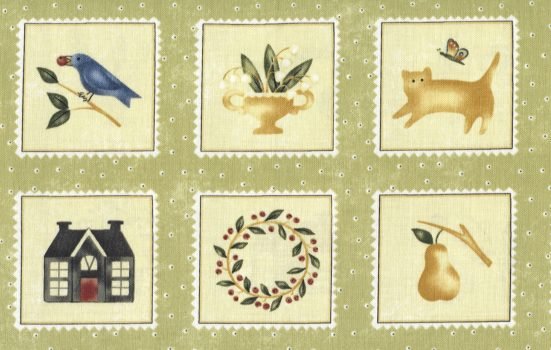Folk Art Fancies II 1822-G Beige