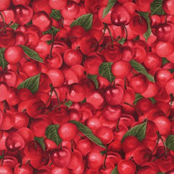 Fresh Cherries cherry fabric