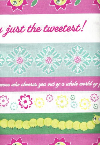 Friends floral border stripe Multi
