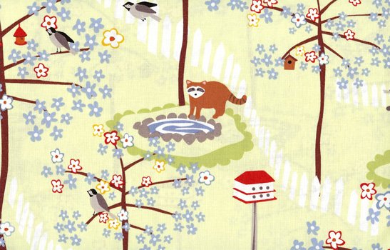Frolic Animal Scenes Light Green 3WSA 1