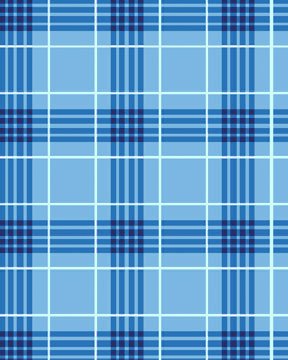 Frosty Friends Plaid 3596 50 Blue