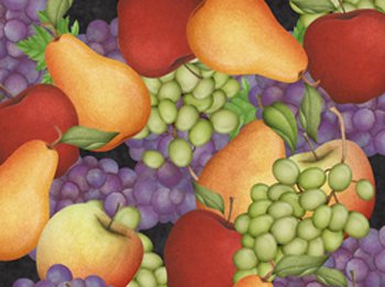 Fruit Basket Fruit 22342 Black