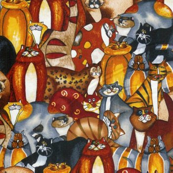 Funky Cats 6866 Natural