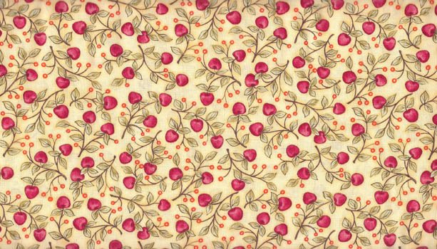 Funky Fall Apples Y0766 8 Light Yellow