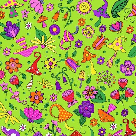 Garden gnomes forest floor SM403 GR3 green