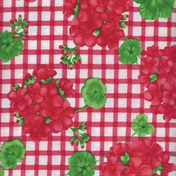 Geranium blossoms C9148 hite C9148 red/white