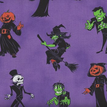 Ghosts and ghouls 36356 2 purple