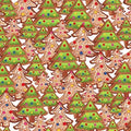 Gingerbread Factory Christmas Tree Cookies 1625 01 White