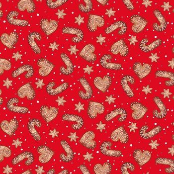 Gingerbread Factory Tossed Gingerbread Cookies 1618 88 Red