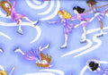 Girls Skating Blue/Sliver KIDZ CM3419