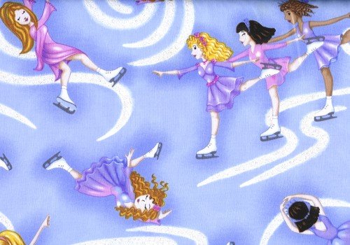 Girls Skating Blue/Sliver KIDZ CM3419