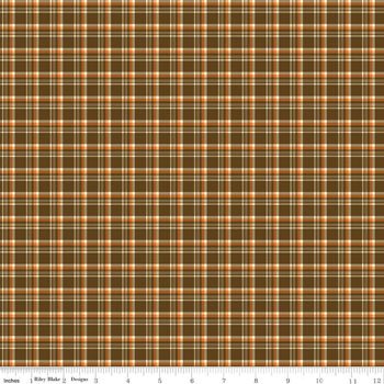Give Thanks Plaid c9525 Brown
