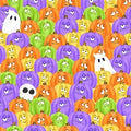 Glow Ghosts Packed Pumpkins 9601G-35 Multi