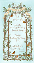 God grant me the serenity to accept the things I cannot change - Panel