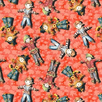 Golden Days Tossed Scarecrows 2272 80 Br Orange