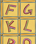 Grandma’s house alphabet panel 01557