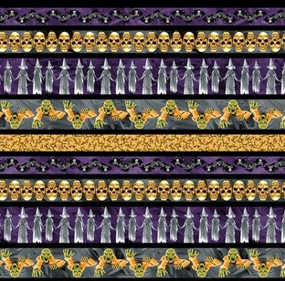 Halloween Countdown Border Stripe 2258G-99