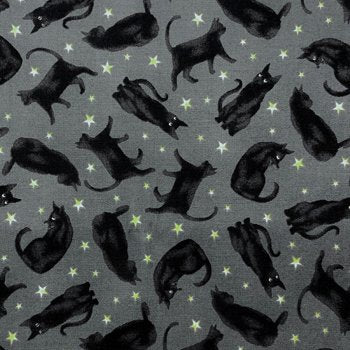 Halloween Harvest Moon Spooky Cats 5246 99 Black