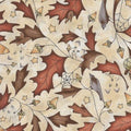 Halloween On the Web Oak Leaves 25991  Mu Cream