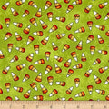 Halloweenie candy corn  8634 G  green