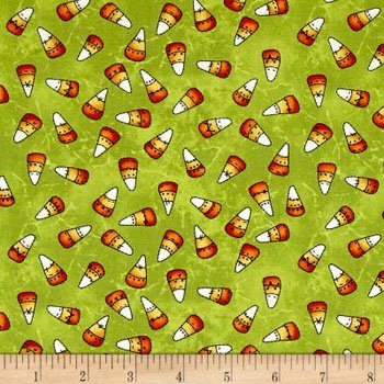 Halloweenie candy corn  8634 G  green