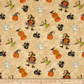 Halloweenie pumpkin ghosts and csts 8630 K2 beige
