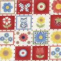 Happy Daisy Patchwork Red  31060 14