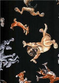 Happy Dogs Cream C6757 Black - Timeless Treasures