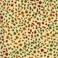 Harvest Bouquest Small Oak Leaves on Tan 19173 15