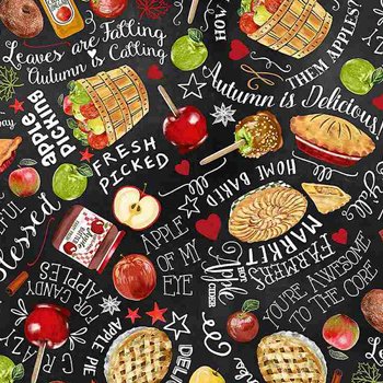 Harvest Treats and Words GAIL-CD1424  Black