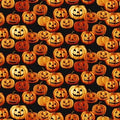 Haunted Village Pumpkins 2803 99 Black