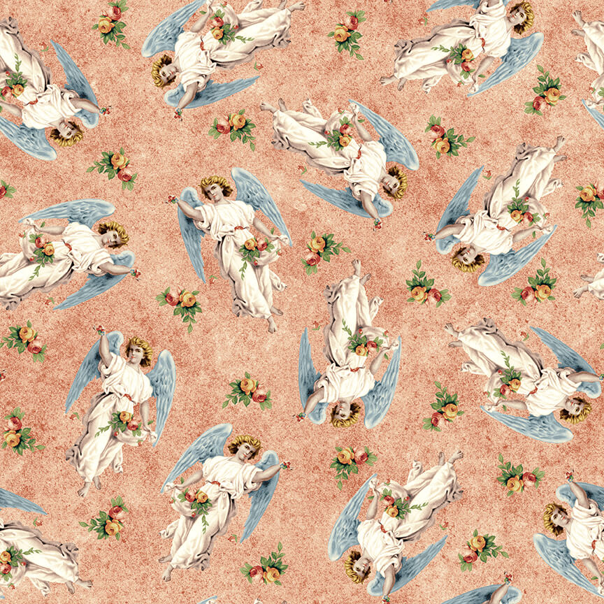 He Leads Me Tossed Angels 1836-33 Coral