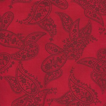 Heart & Home Paisley 1833 Red