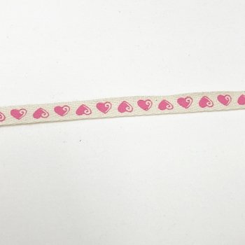 Hearts Cotton Ribbon ~1/2" wide