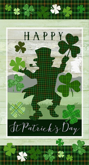 Hello Lucky Leprechaun Panel 9740P 69